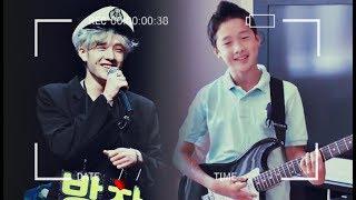 bang chan singing i'm yours by jason mraz in 2010 and 2018