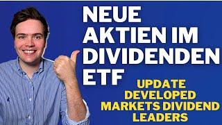 Updates im beliebten Dividenden-ETF