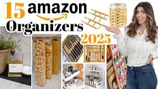 15 AMAZON KITCHEN ORGANIZERS you NEED 2025 / Organization that Works and will Last!