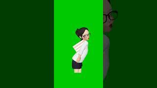 green screen cartoon animation video #greenscreen #viral #viralshorts #trendingshorts #shorts