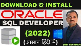 How to install Oracle SQL Developer on Windows 10 / 7/ 8 | 2021(HINDI)| Install Oracle SQL Developer