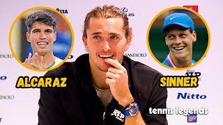 Alexander Zverev "Alcaraz & Sinner don't do THAT in 90% of time"