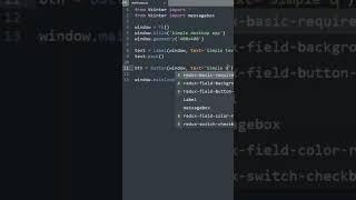 EASIEST WAY to create SIMPLE DESKTOP APP with Python! #programming #python #coding #tutorial