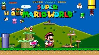 Super Mario Bros Remade In Super Mario World - Full Gameplay