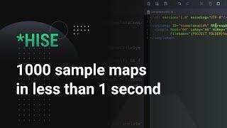 How to create 1000 sample maps in less than a second.