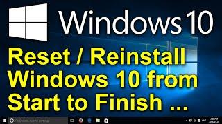️ How to Reset Windows 10 (2020) - Recovery, Restore, Reinstall, Reset This PC, Factory Settings