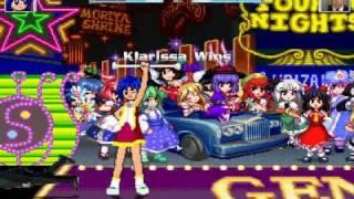 MUGEN: Touhou Casino Night stage demonstration