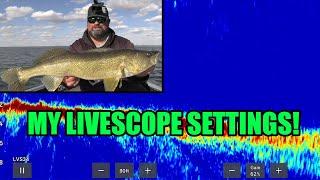 Fishing for  BIG Walleye and going over my full LIVESCOPE SETUP!