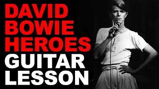 David Bowie: Heroes Guitar Lesson