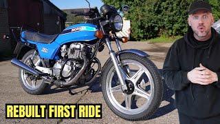 I REBUILT A HONDA CB250 SUPER DREAM THEN TRIED TO RIDE IT