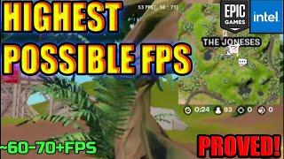 BOOST FPS in FORTNITE (Intel UHD Graphics)- Epic Games