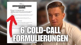 6 fertige Formulierungen für Einwände im Cold-Calling [für Agenturen & Experten]