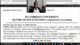 TALLY (how to use Tally accounting software for your Computerized Accounting calculations), Kyambogo