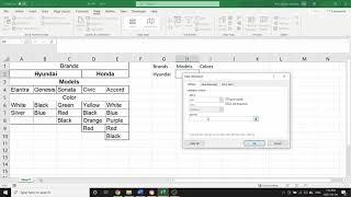 How to create Dependent Dropdown list in Microsoft Excel 365