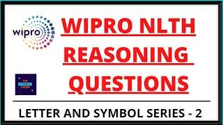 Wipro Reasoning | Wipro Aptitude | Letters and Symbols | Wipro NLTH | Wipro Writtten Round