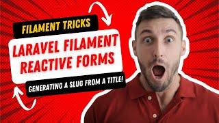 Laravel Filament Reactive Forms - Generating a slug from a title!