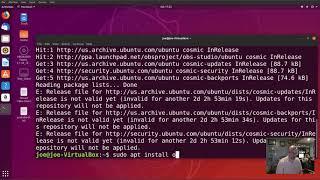 Install OBS Studio In Ubuntu 18 / 19