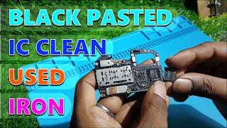 How to Clean Black Pasted IC Safely with Normal Iron