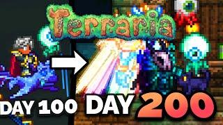 I Spent 200 Days in Terraria Master Mode...