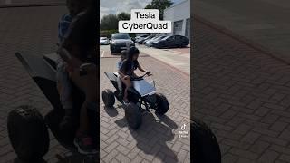 Having fun with #Tesla #CyberQuad #CyberTruck #TeslaKids #quadbike #askjai