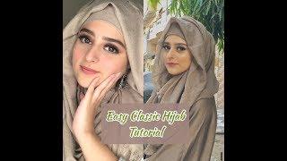 EASY AND CLASSIC HIJAB TUTORIAL FOR ALL OCCASSIONS | SAMRA MIRR