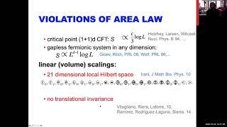 Israel Klich - Highly entangled spin chains and exact holographic tensor networks 10-26-20