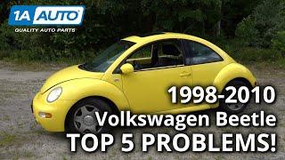 Top 5 Problems Volkswagen New Beetle Coupe 1998-2010 1st Generation