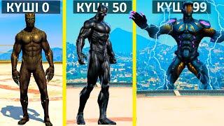 Upgrading NOOB BLACK PANTHER Into THE GOD BLACK PANTHER in GTA 5...