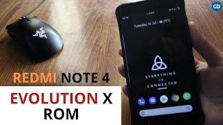 Evolution X (Official) Rom For Redmi Note 4 | Android Pie 9.0 | Review