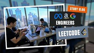 study vlog: leetcode with me