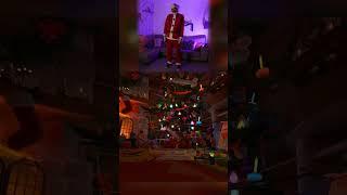 Santa amazed by Christmas Mini Golf Course  #vr #virtualreality #walkaboutminigolf