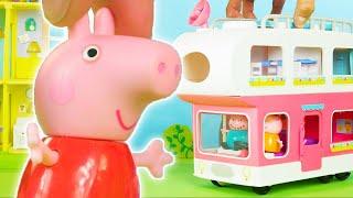 Peppa Pig en Español  Camping en casa rodante  Juguetes | Pepa la cerdita | Toy Play