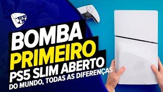 PRIMEIRO PS5 SLIM ABERTO DO MUNDO! Veja Tudo QUE MUDOU POR DENTRO! TEM METAL LÍQUIDO!