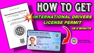 How To Get International Driver Permit | How To Apply For IDP