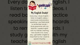 English Story | My English Study | Learn English Through Story