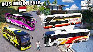 Aku Koleksi Semua BUS INDONESIA TERKEREN di  GTA 5. . .