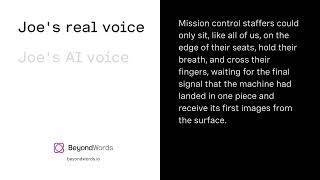 AI Voice vs Human Voice | BeyondWords