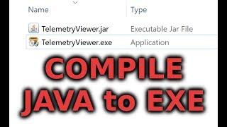 How to Compile Java Programs into EXEs