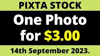 Pixta Stock I Sold One Photo for $3.00