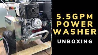 Unboxing and Testing the Pressure Pro 5.5 GPM 2500 PSI Pressure Washer Machine