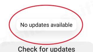 How To Fix No updates available problem solve in Redmi Xiaomi All Phones 2022
