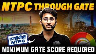 NTPC Through GATE | Minimum GATE Score Required | Detailed Analysis Through Official Data And RTI