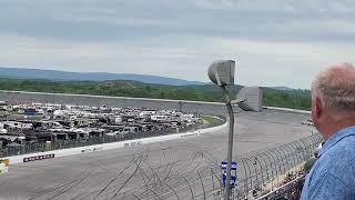 Ryan preece / kyle larson overtime wreck from stands