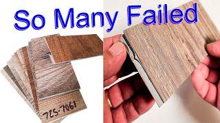 I tested 18 Vinyl Planks from a Big Box Store and it AINT PRETTY