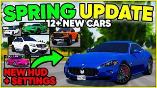 NEW GREENVILLE SPRING UPDATE! - 12+ NEW CARS! - Greenville Roblox