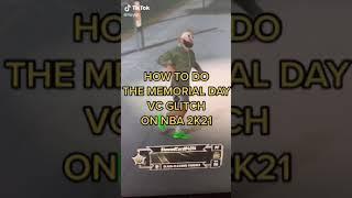 “How TO DO THE MEMORIAL DAY VC GLITCH ON NBA 2k21