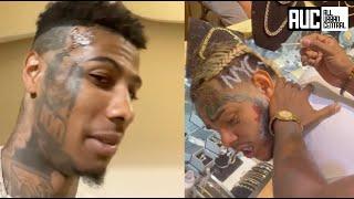 6ix9ine ROAST Blueface For Getting His Jewelers Name Tattoo On His Head