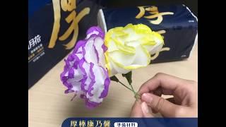 五月花衛生紙-手作康乃馨