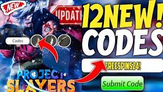 ️NEW!️ PROJECT SLAYERS CODES NOVEMBER 2024(ROBLOX)-PROJECT SLAYERS CODES-CODES FOR Project Slayers