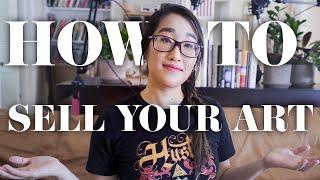 How to SELL YOUR ART ONLINE for BEGINNERS 2022 l How To Make Money As An Artist or Creative